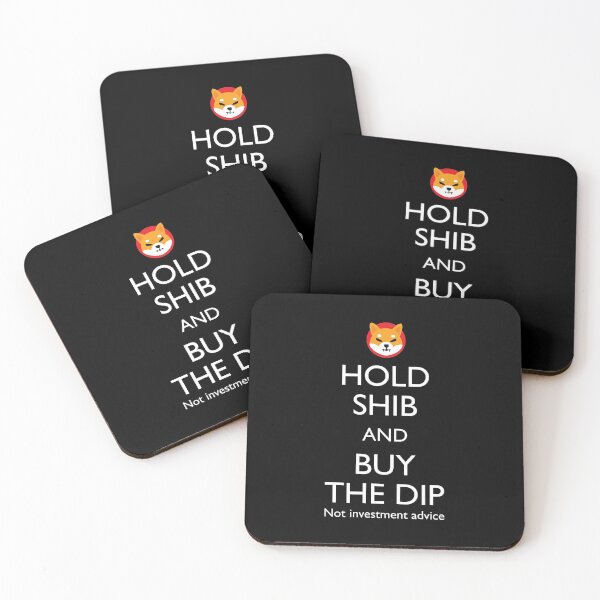 Item preview, Hold shib and buy the dip shiba inu cryptocurrency wt designed and sold by FuugoShop.