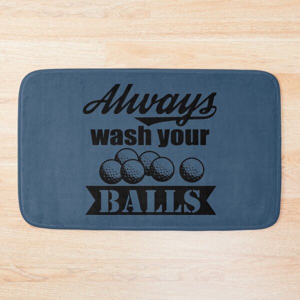Item preview, Always wash your Balls - Funny Golf for men - Golf Balls quote - Man Golfer shirt - Golf sticker designed and sold by ArtbyPau.