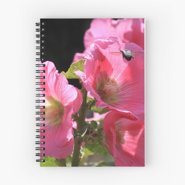 Item preview, Pink summer flowers on black background designed and sold by olena2552.