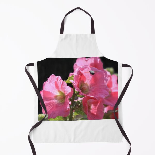 Item preview, Pink summer flowers on black background designed and sold by olena2552.