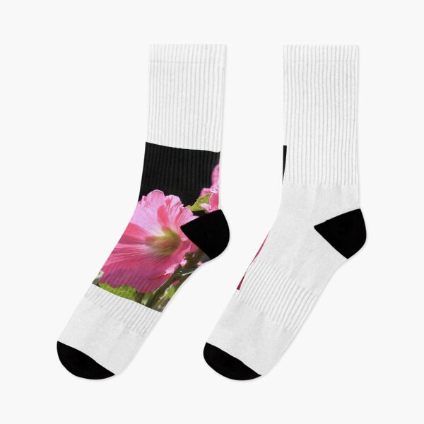 Item preview, Pink summer flowers on black background designed and sold by olena2552.