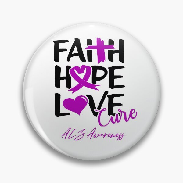 Item preview, Faith Hope Love Cure ALZ Awareness designed and sold by Grooffos.