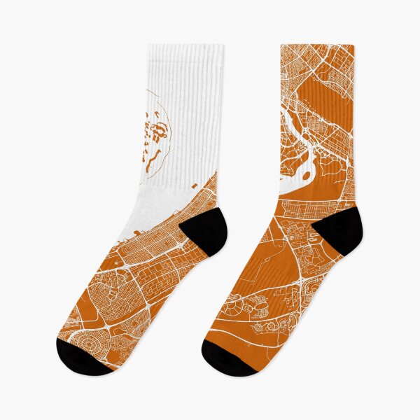 Item preview, Dubai, UAE, City Map - Orange designed and sold by helloadventure.