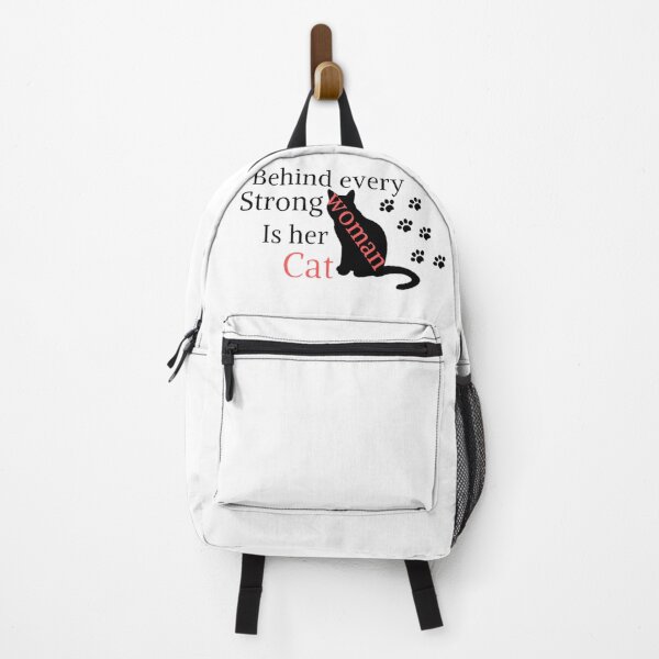 Item preview, Behind Every Strong Woman Is Her Cat, Gift for her, Funny Tee Gifts designed and sold by Special-Art1.