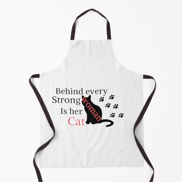 Item preview, Behind Every Strong Woman Is Her Cat, Gift for her, Funny Tee Gifts designed and sold by Special-Art1.