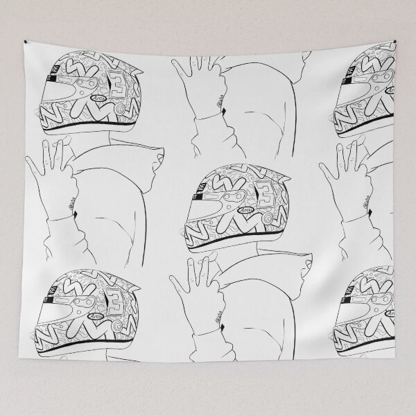 Item preview, Daniel Ricciardo number 3 outline designed and sold by YonivanL.