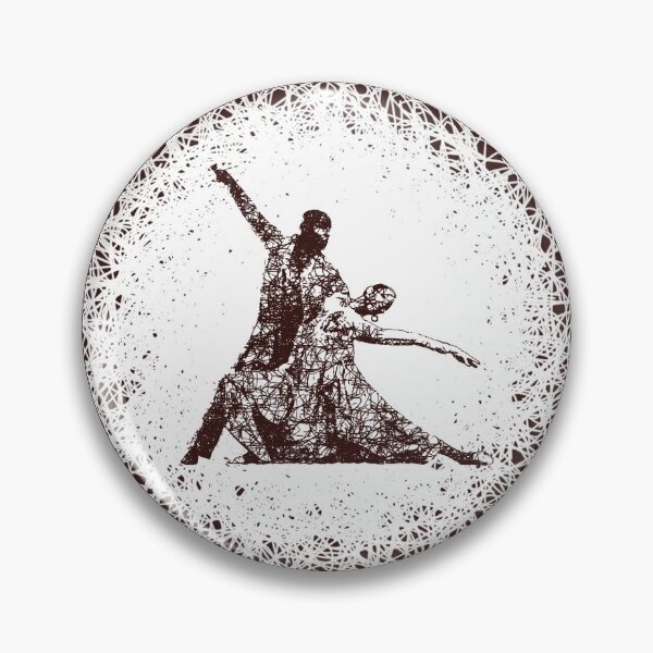 Item preview, Dance couple 1 - White circle designed and sold by WietskeWelten.
