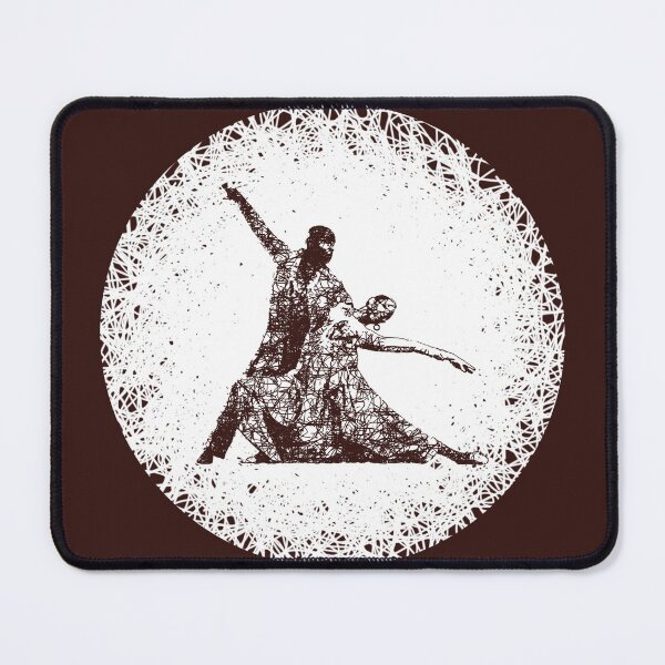 Item preview, Dance couple 1 - White circle designed and sold by WietskeWelten.