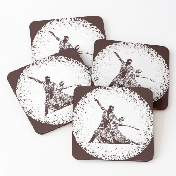 Item preview, Dance couple 1 - White circle designed and sold by WietskeWelten.