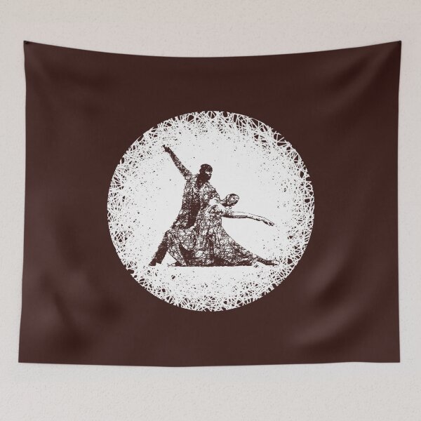 Item preview, Dance couple 1 - White circle designed and sold by WietskeWelten.