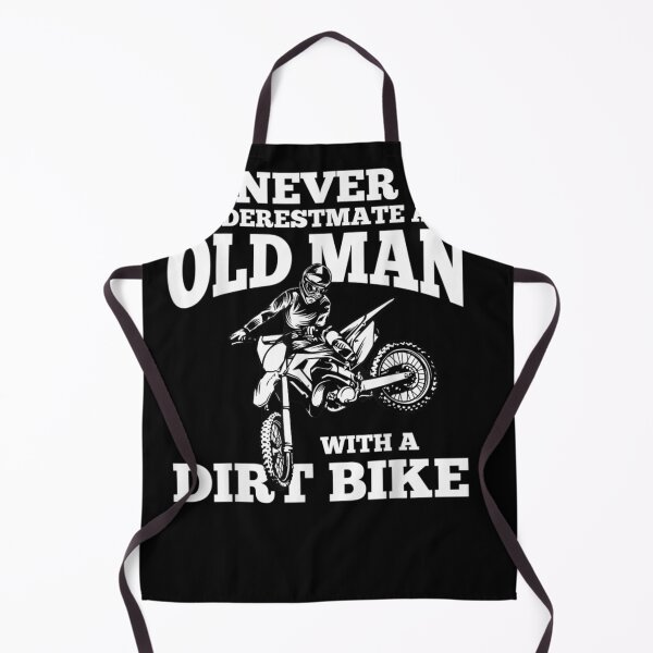 Item preview, Never Underestimate an Old Man with a Dirt Bike designed and sold by wi trendshop.