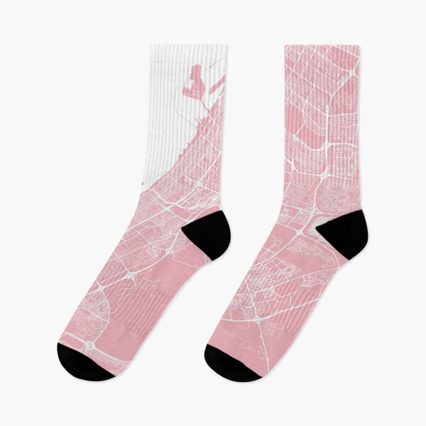 Item preview, Dubai, UAE, City Map - Pink designed and sold by helloadventure.