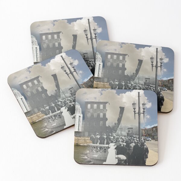 Item preview, Mashup St. Charles, IL - Fire at the St. Charles Fixture Manufacturing plant designed and sold by Shumway  Studio.