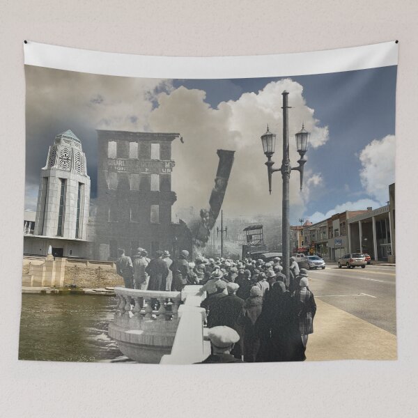 Item preview, Mashup St. Charles, IL - Fire at the St. Charles Fixture Manufacturing plant designed and sold by Shumway  Studio.