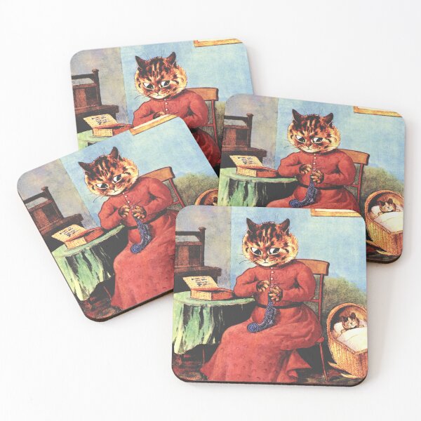 Item preview, Peacefully Sleeping by Louis Wain designed and sold by karwilberevivalcollection.