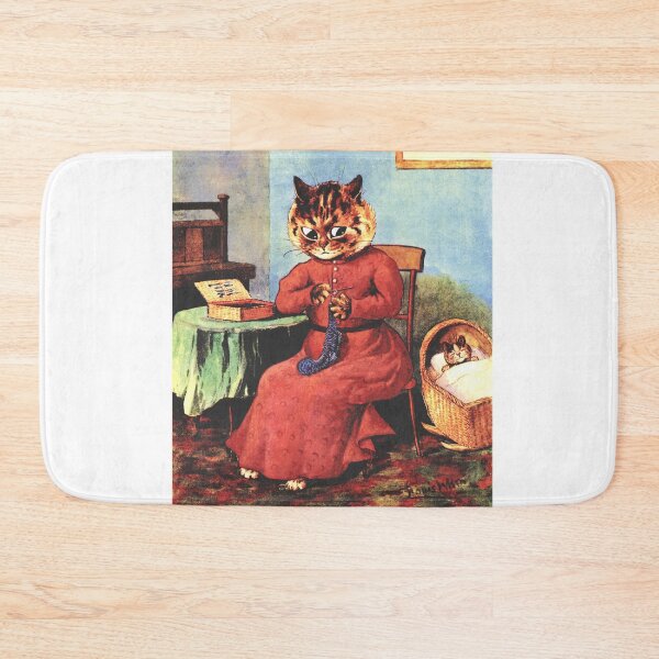 Item preview, Peacefully Sleeping by Louis Wain designed and sold by karwilberevivalcollection.