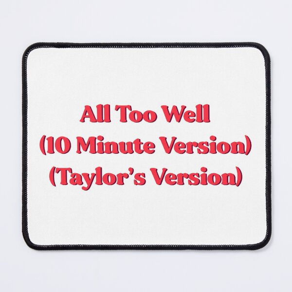 Item preview, all too well ten minute version lyrics — taylor swift “red (taylor’s version)” designed and sold by annagcrow.