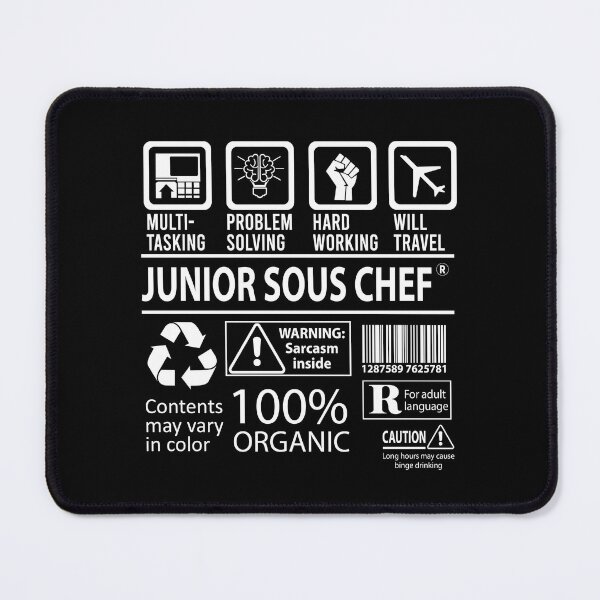 Item preview, Junior Sous Chef T Shirt - MultiTasking Certified Job Gift Item Tee designed and sold by andahanson.