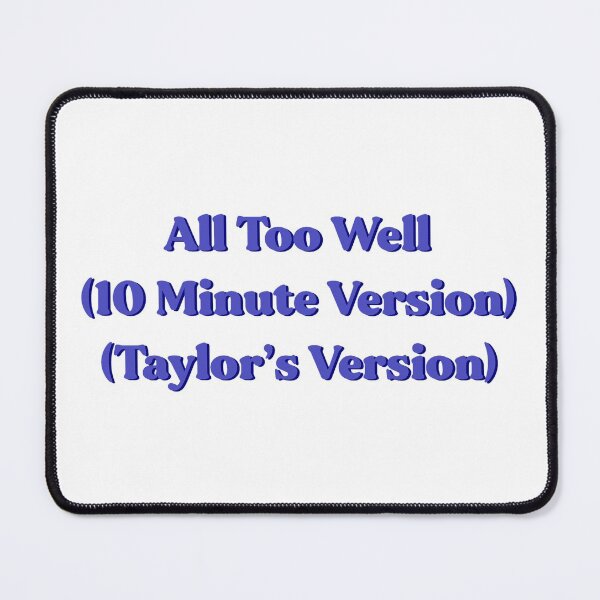Item preview, all too well ten minute version lyrics — taylor swift “red (taylor’s version)” designed and sold by annagcrow.