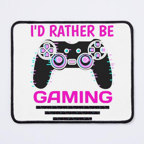 Item preview, Funny Shirt I'd Rather Be Gaming designed and sold by seritik.