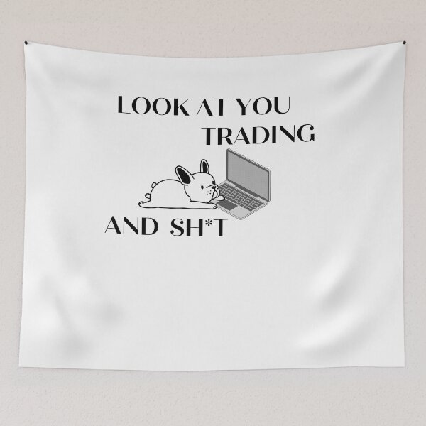 Item preview, Look at you- Funny -Unique -Dog lover - Gift for stock market, crypto, options trader, forex traders and day traders  designed and sold by TradingTeesKids.