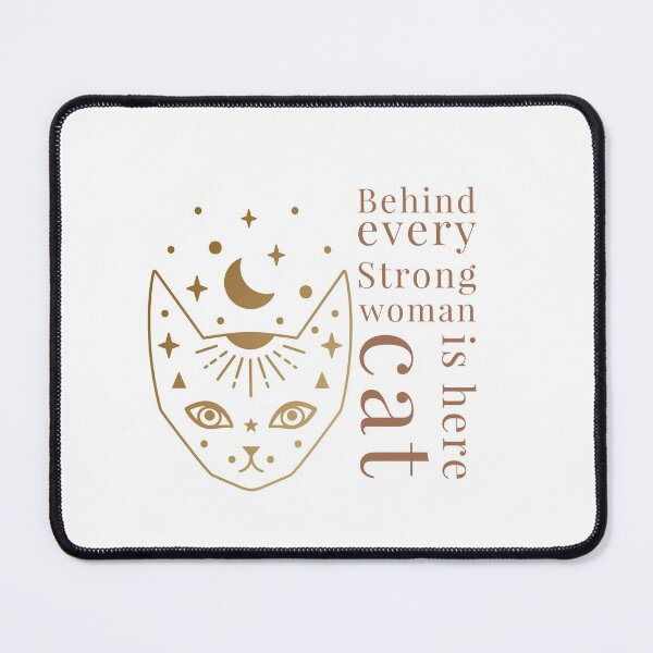 Item preview, Behind Every Strong Woman Is Her Cat, Gift for her, Funny Tee Gifts  designed and sold by Special-Art1.