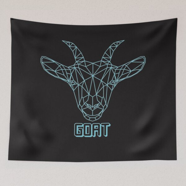 Item preview, geometric goat designed and sold by capotees.