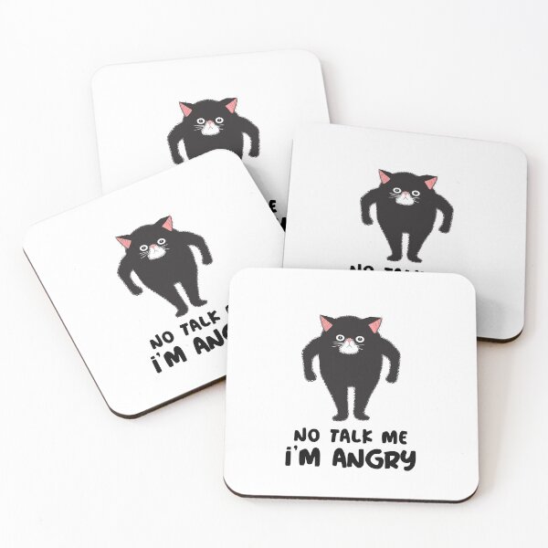 Item preview, No Talk Me Angry Cats designed and sold by FMA30.