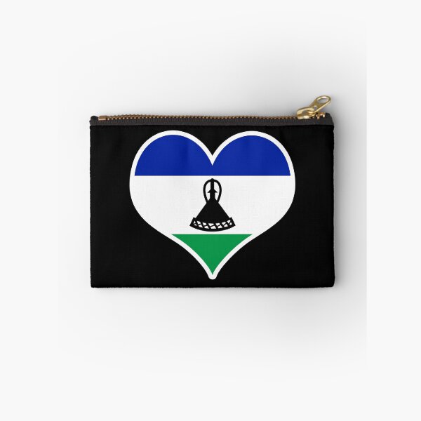 Item preview, Lesotho Flag Heart designed and sold by PKHalford.