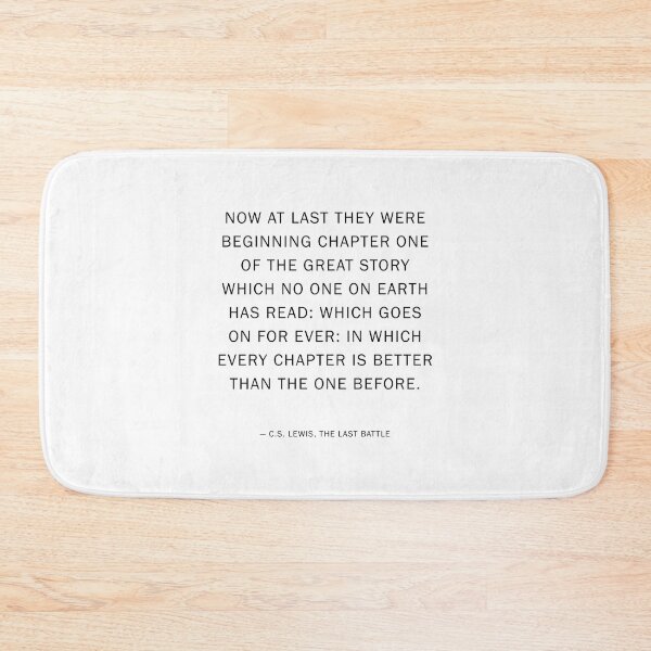 Item preview, C.S. Lewis Quote Now At Last They Were designed and sold by corbrand.