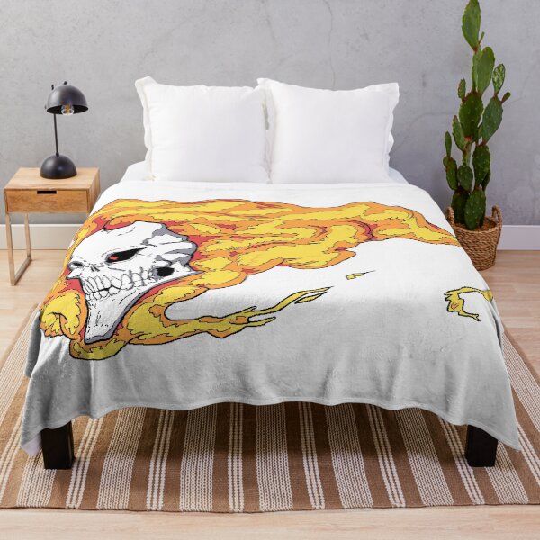 Item preview, Pixel Flaming Skull designed and sold by Geckone.