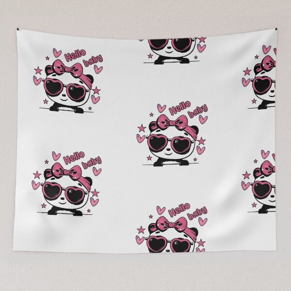Item preview, hello baby panda designed and sold by Ayoublab.