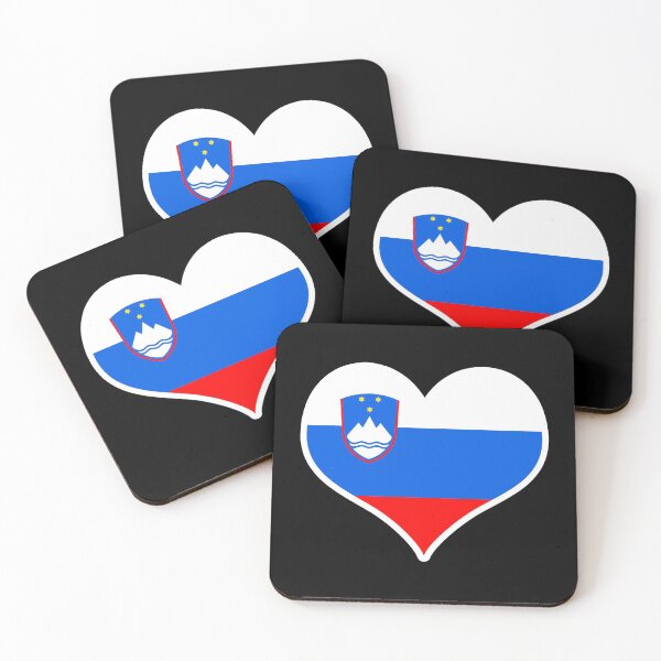 Item preview, Slovenia Flag Heart designed and sold by PKHalford.