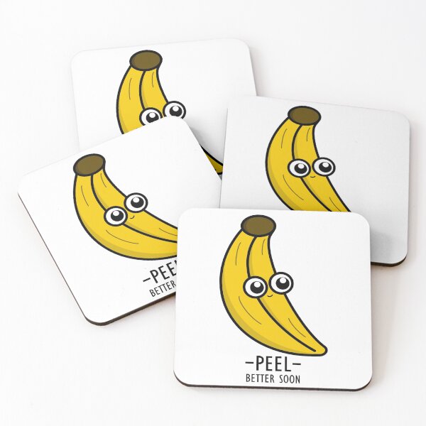 Item preview, Cute Cartoon Banana || Food Puns || Kawaii || Feel Better Soon designed and sold by cookingwithten.