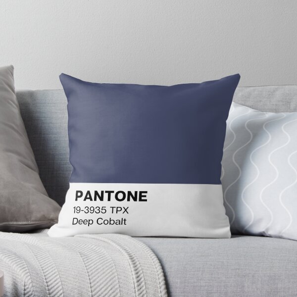 Deep Cobalt Throw Pillow