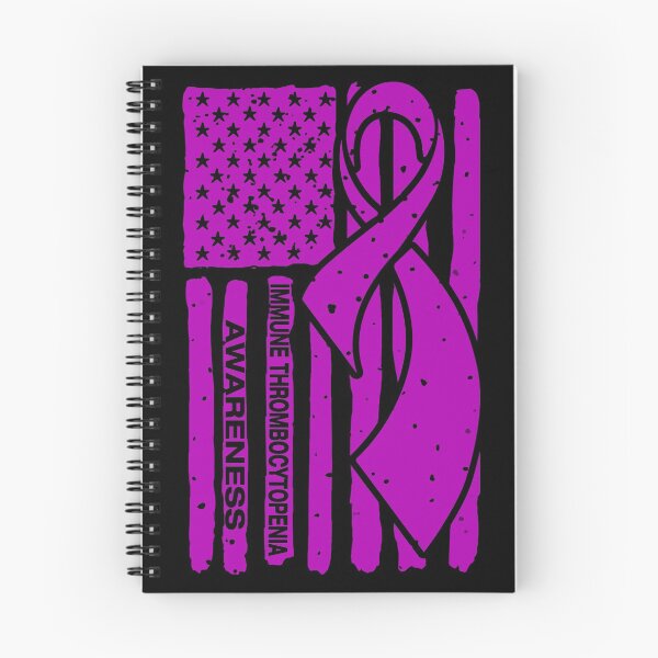 Item preview, Immune Thrombocytopenia Awareness Ribbon American Flag designed and sold by Tadmab.