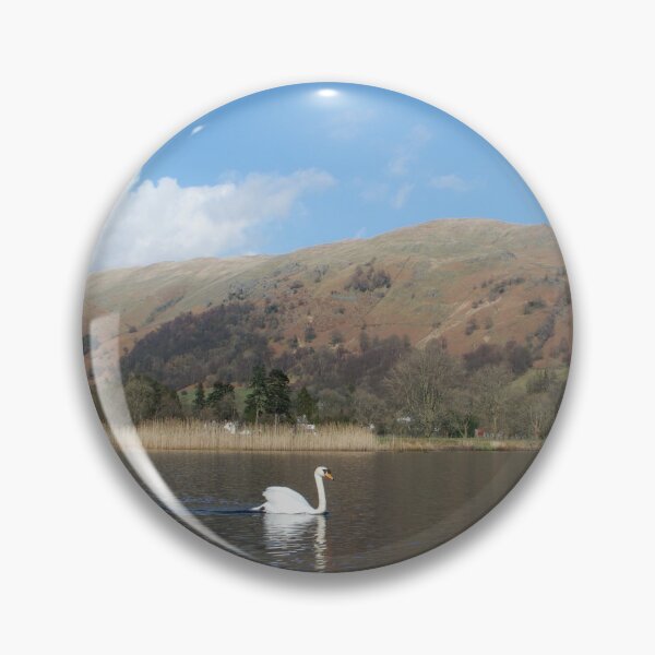 Item preview, Swan On A Mountain Lake designed and sold by thelemmingface.
