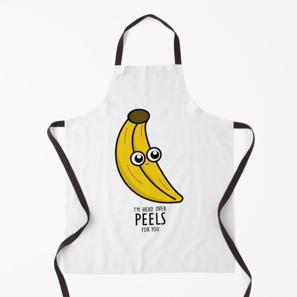 Item preview, Cute Cartoon Banana || Food Puns || Kawaii || I'm Head Over Peels For You designed and sold by cookingwithten.