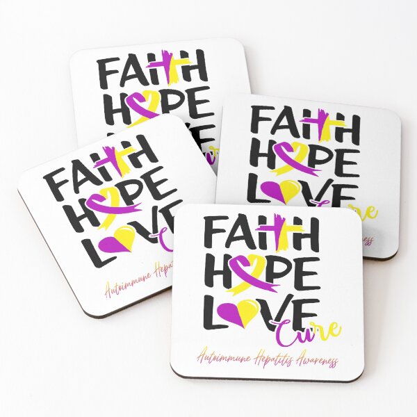 Item preview, Faith Hope Love Cure Autoimmune Hepatitis Awareness designed and sold by Grooffos.