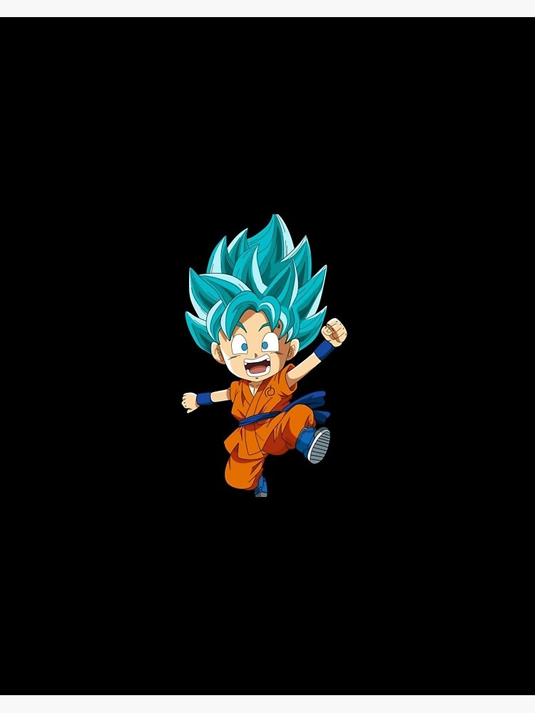 Kid Goku Super Saiyan Blue God Art Board Print for Sale by