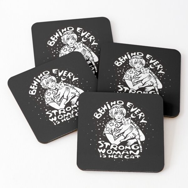 Item preview, Behind every strong woman is her cat designed and sold by DarrriaDesign.