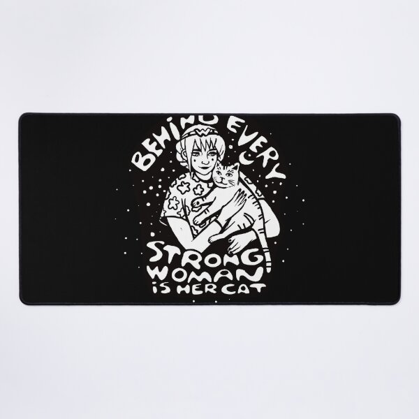 Item preview, Behind every strong woman is her cat designed and sold by DarrriaDesign.