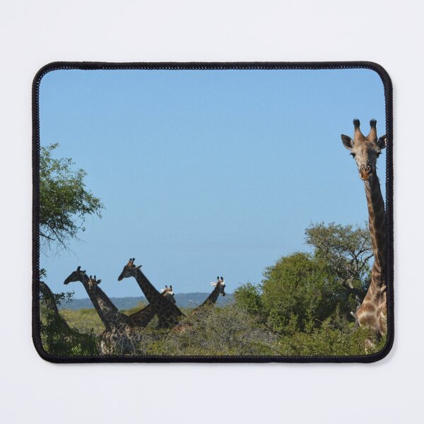 Item preview, Tower of Giraffes mousepad designed and sold by Roy-Babiuk.