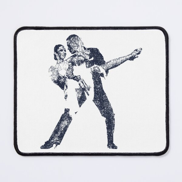 Item preview, Dance couple 2 - Blue ink designed and sold by WietskeWelten.