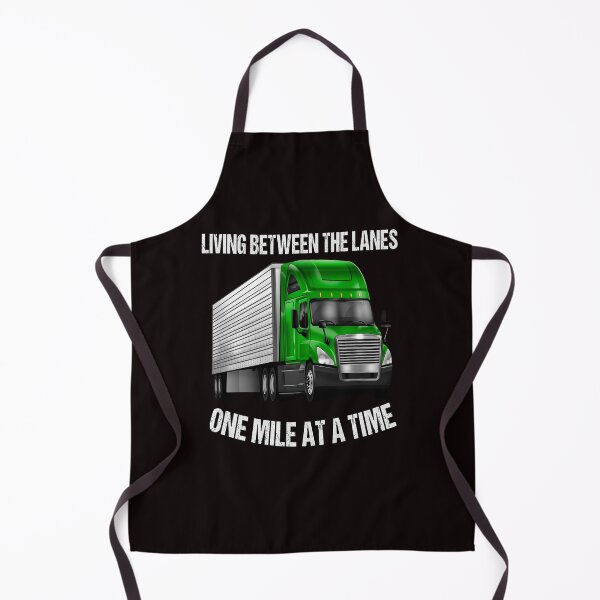 Item preview, Big Rig Trucker Living Between The Lanes One Mile At A Time designed and sold by fantasticdesign.