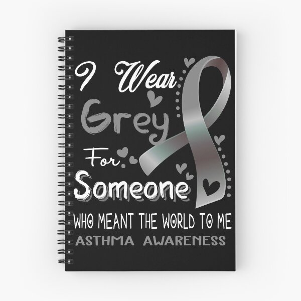 Item preview, I Wear Grey For Someone ASTHMA Awareness designed and sold by Adropine.