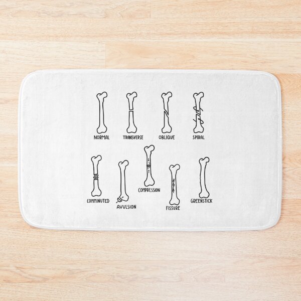 Item preview, Hand Drawn Types of Fractures In Black designed and sold by SofiaSava01.