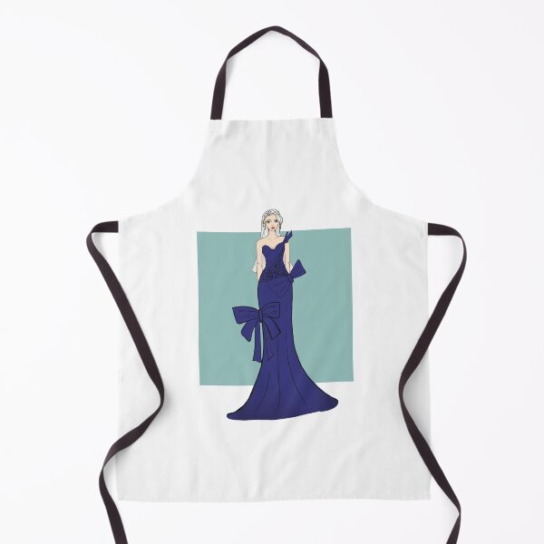 Artikelvorschau, blaues Cocktailkleid Mode Illustration modernen Stil entworfen und verkauft von tenkenryujin.