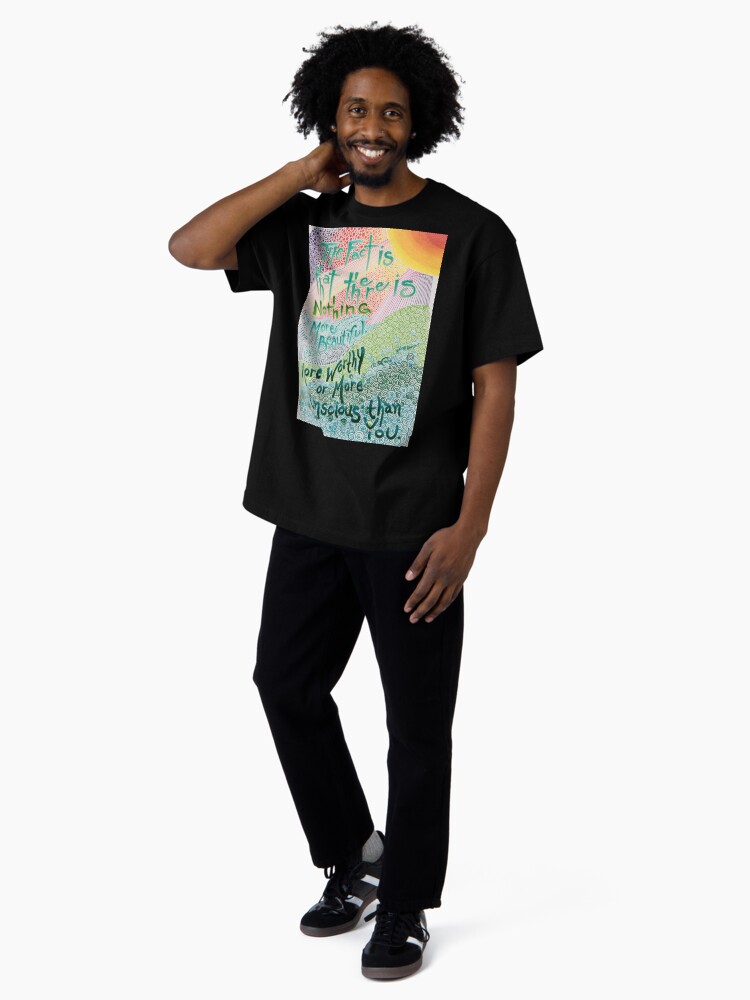 Thumbnail 4 of 7, Oversized T-Shirt, Beautiful Conscious Human designed and sold by ShabadAtma.