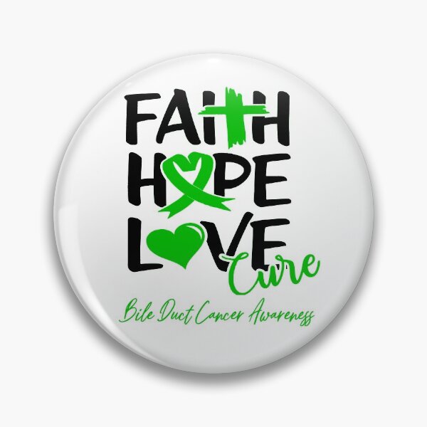 Item preview, Faith Hope Love Cure Bile Duct Cancer Awareness designed and sold by Grooffos.